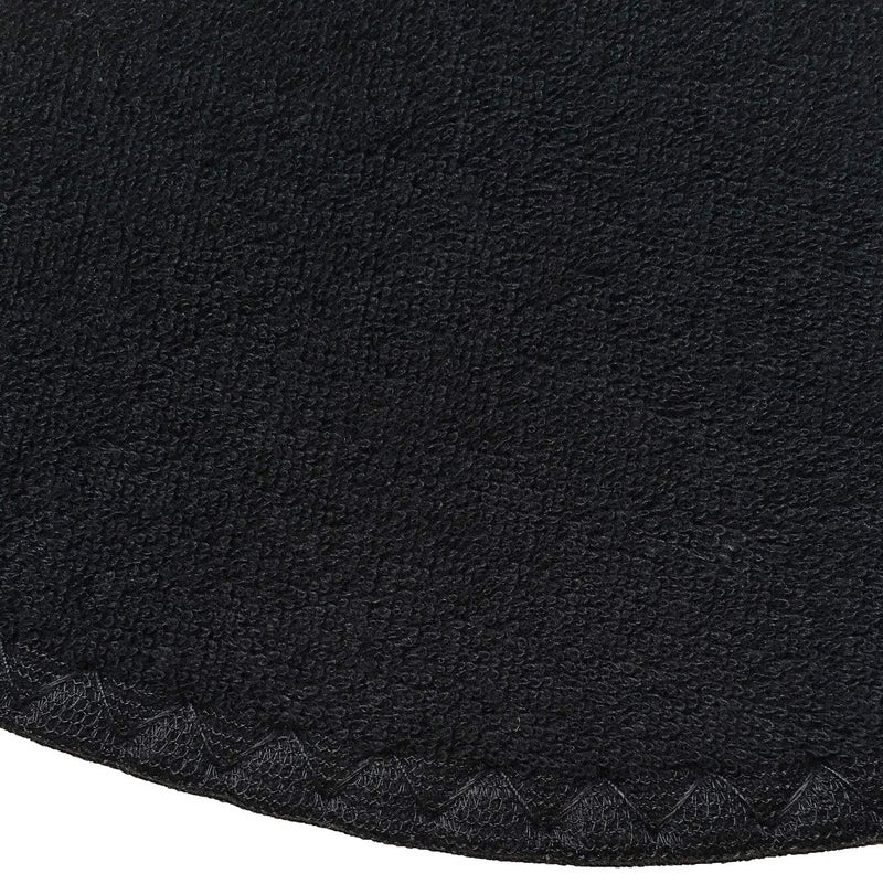 Happystep Cotton Terry Cloth Insoles, Barefoot Shoe Inserts, Sweat Absorption, Odor Control, Moisture-Wicking, Washable and Reusable, Zero Drop Shoe Insoles, 2 Pairs of Black (Women Size 6) - Image 5